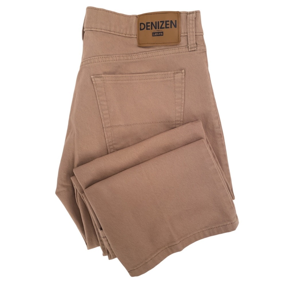 Denizen From Levi's Mens 218 Straight Fit Pants 36x32 Tan Khaki FITS 35x31 EUC